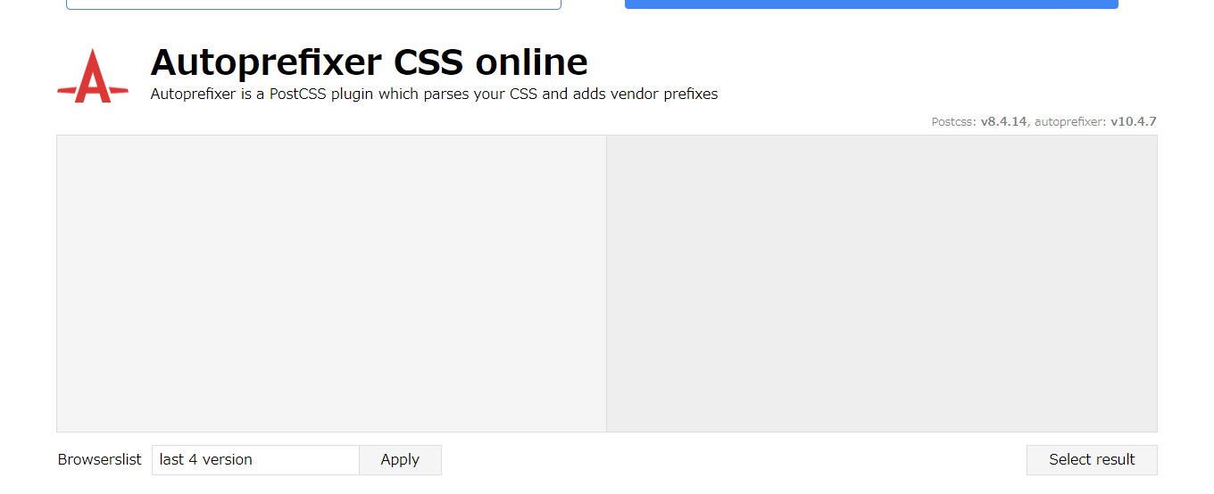 Autoprefixer CSS online